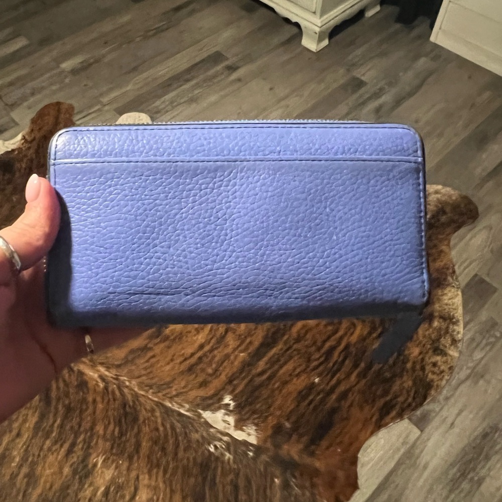 Kate Spade Blue Leather Wallet - Picture 3 of 4